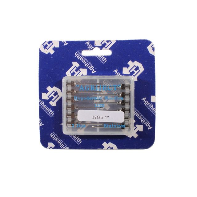 Luer Lock Needles - 17G x 1" - Pk12