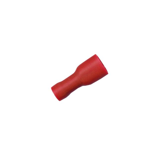Red Insulated Push-On-Female Terminal - Pack of 100