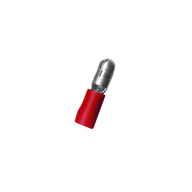 4mm Red Insulated Bullet Terminal - Pack of 100