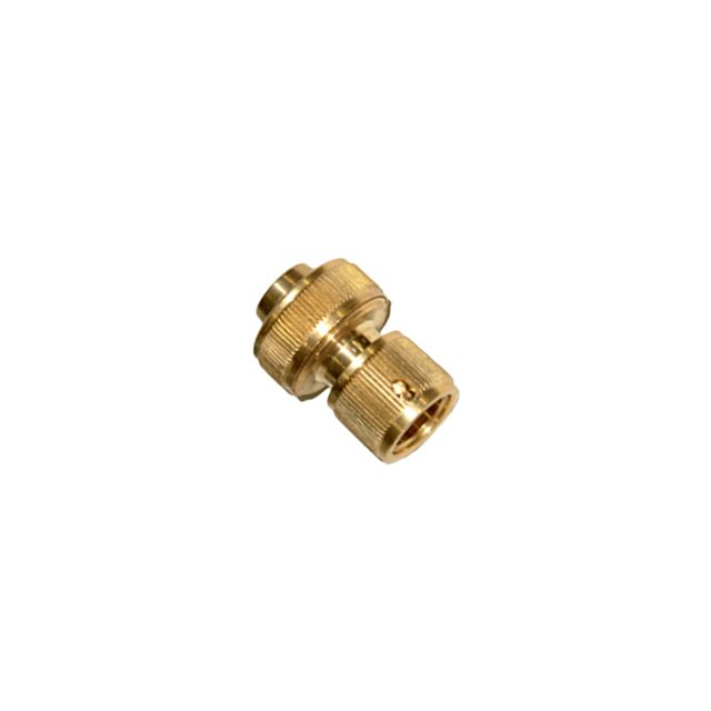 Brass Female Click-w-Auto Valve -12/15mm Hose