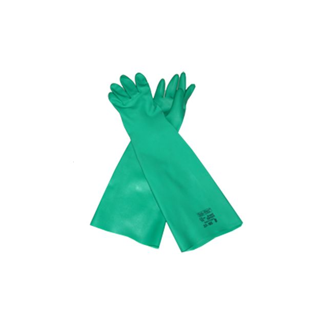 Nitrile Sprayers Gauntlets - 18" - Medium-8 - Pack of 12