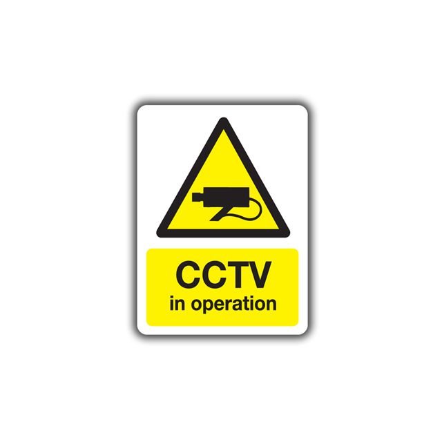 (B) Sign 'CCTV in Operation' - 300x400mm