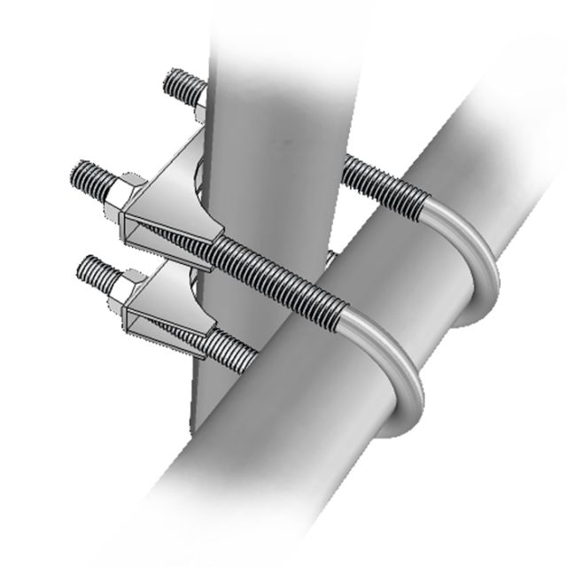 Double Tube Clamp for 40mm Tube - Box of 200