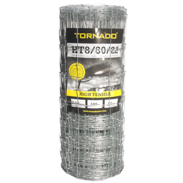 British HT Stock Fence - Hinge Knot HT8/80/22 - 100mtr