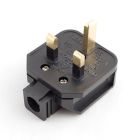 240v 13A Plug - Heavy Duty Black