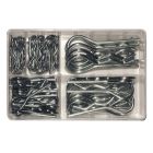 Assorted 'R' Clips - 80 Piece