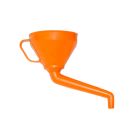 6" PVC Funnel - Cranked Spout