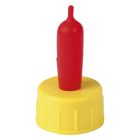 Screw On Lamb Teat - Yellow/Red