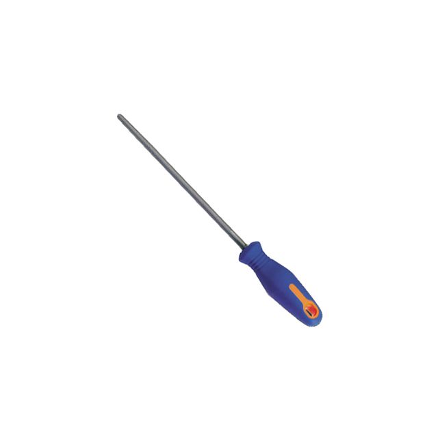 200mm Soft Grip Engineer's Round File With Handle