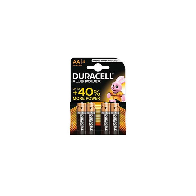 AA Alkaline Batteries - Pack of 4